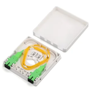 FP-2T 2-Core SC Fiber Optic Face Plate Termination Box
