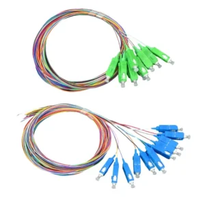 12-Fiber Color-Coded Fiber Optic Pigtail Cable
